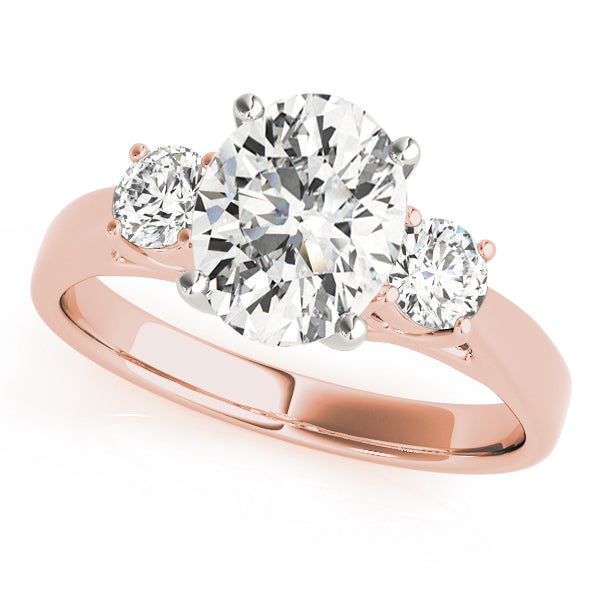 Trinity Oval Engagement Ring