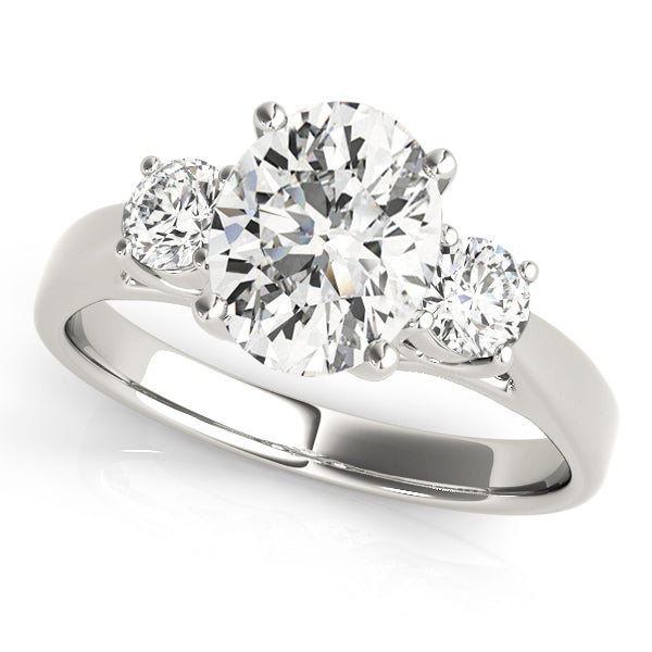 Trinity Oval Engagement Ring