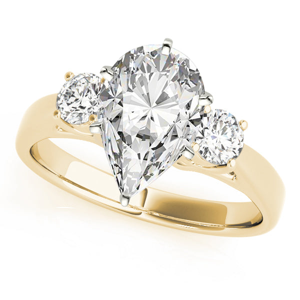 Trinity Pear Engagement Ring