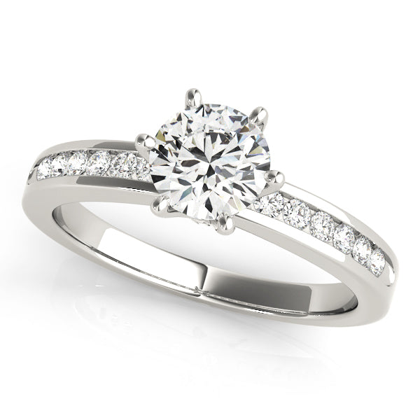 Flavia Round Engagement Ring