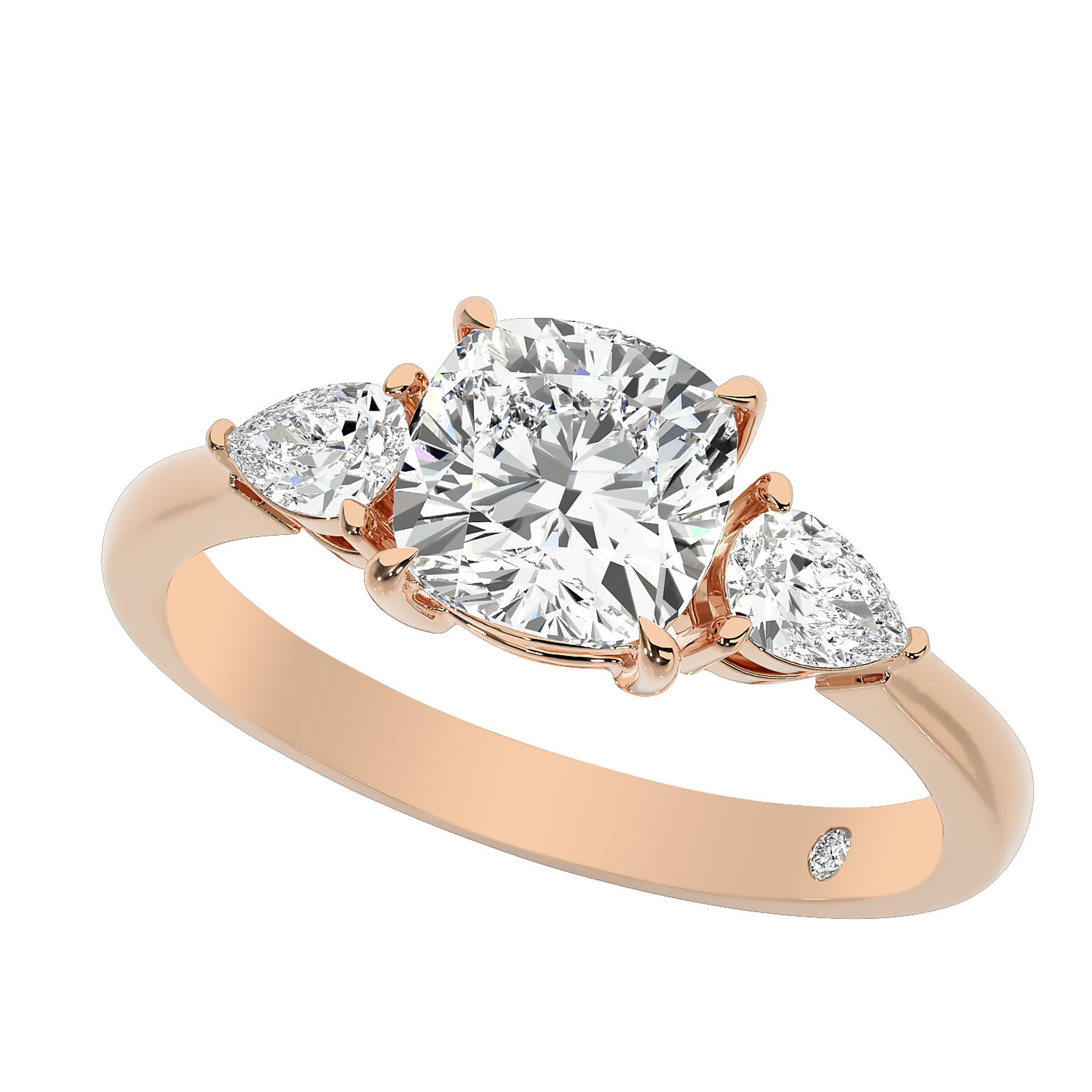 Michelle Cushion Engagement Ring