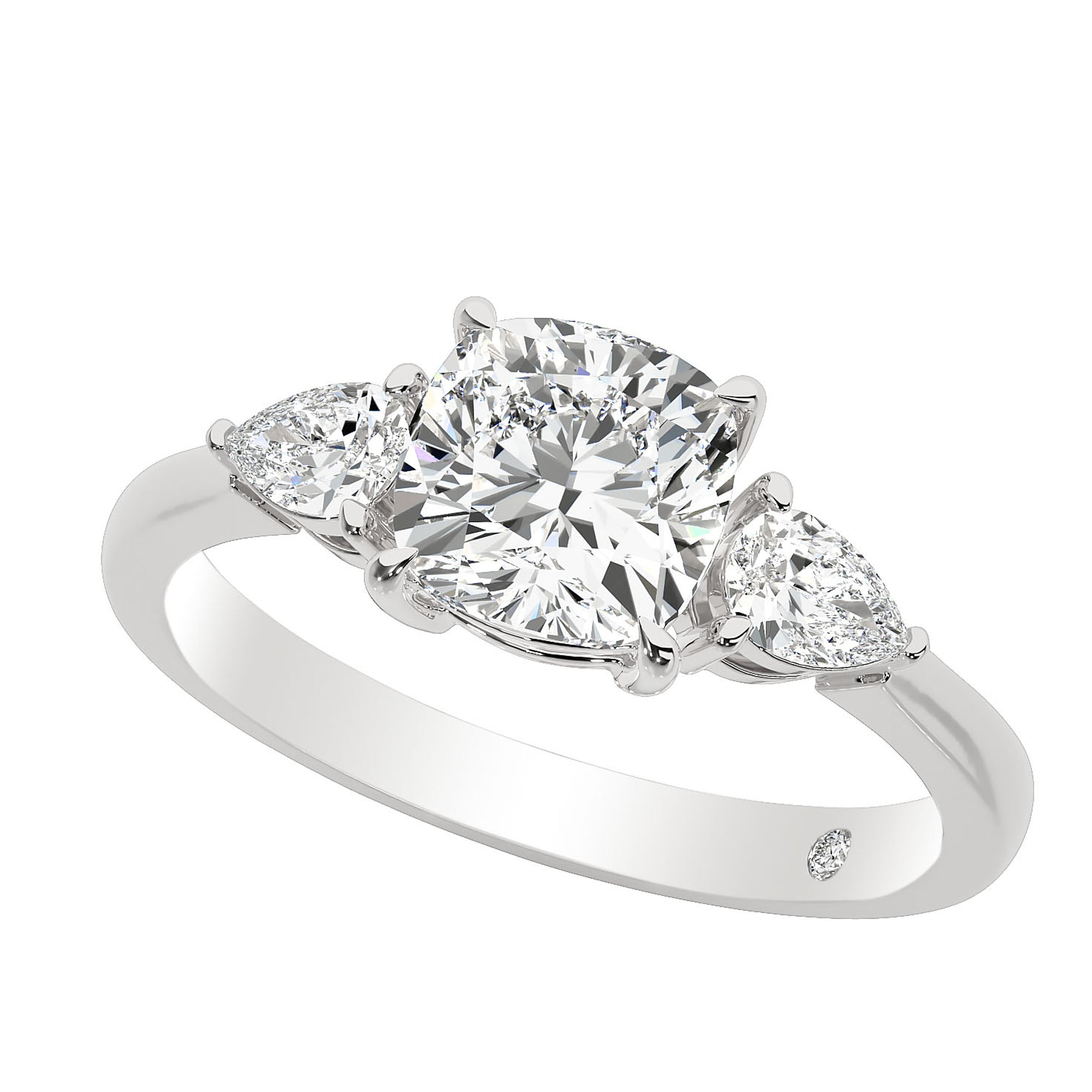Michelle Cushion Engagement Ring