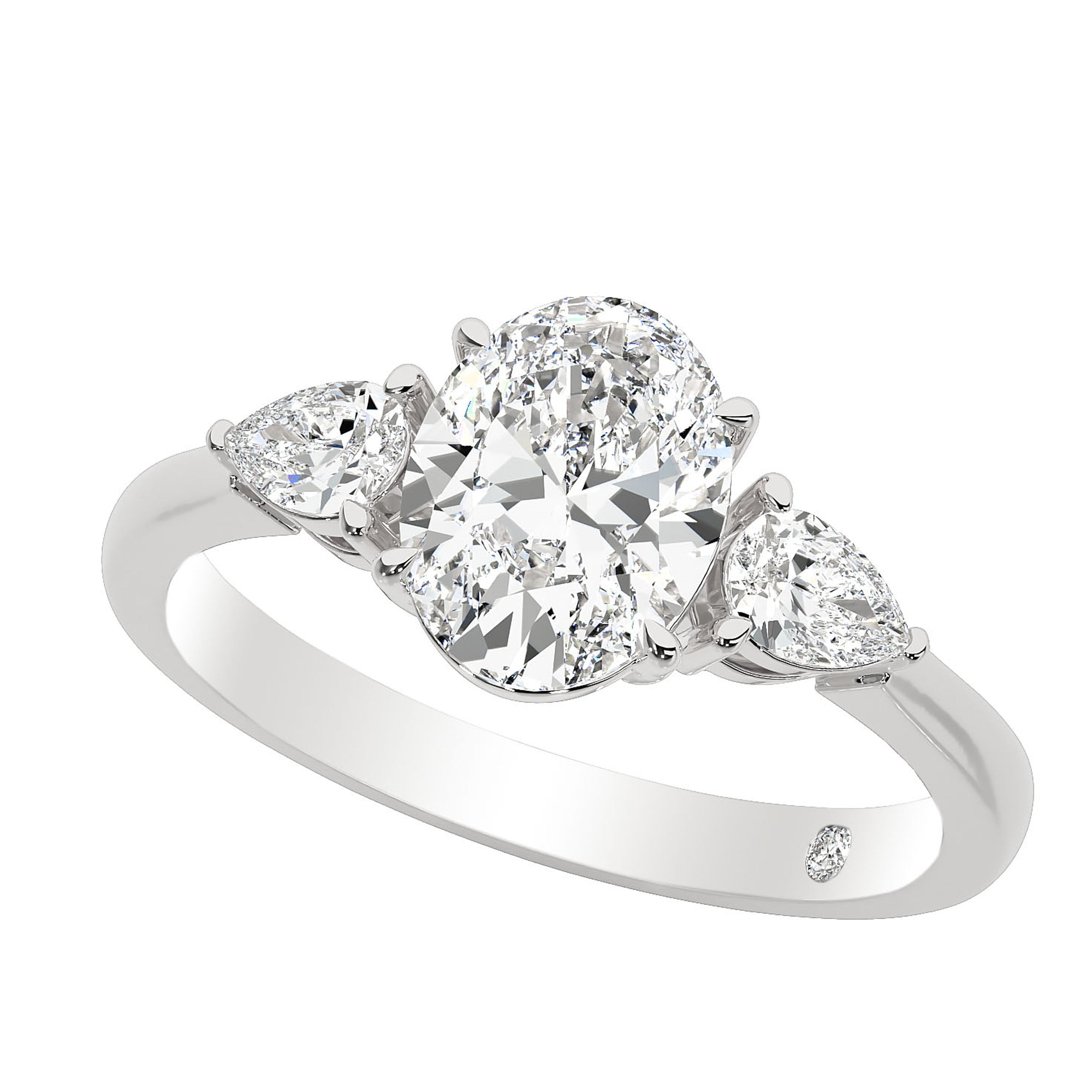 Michelle Oval Engagement Ring
