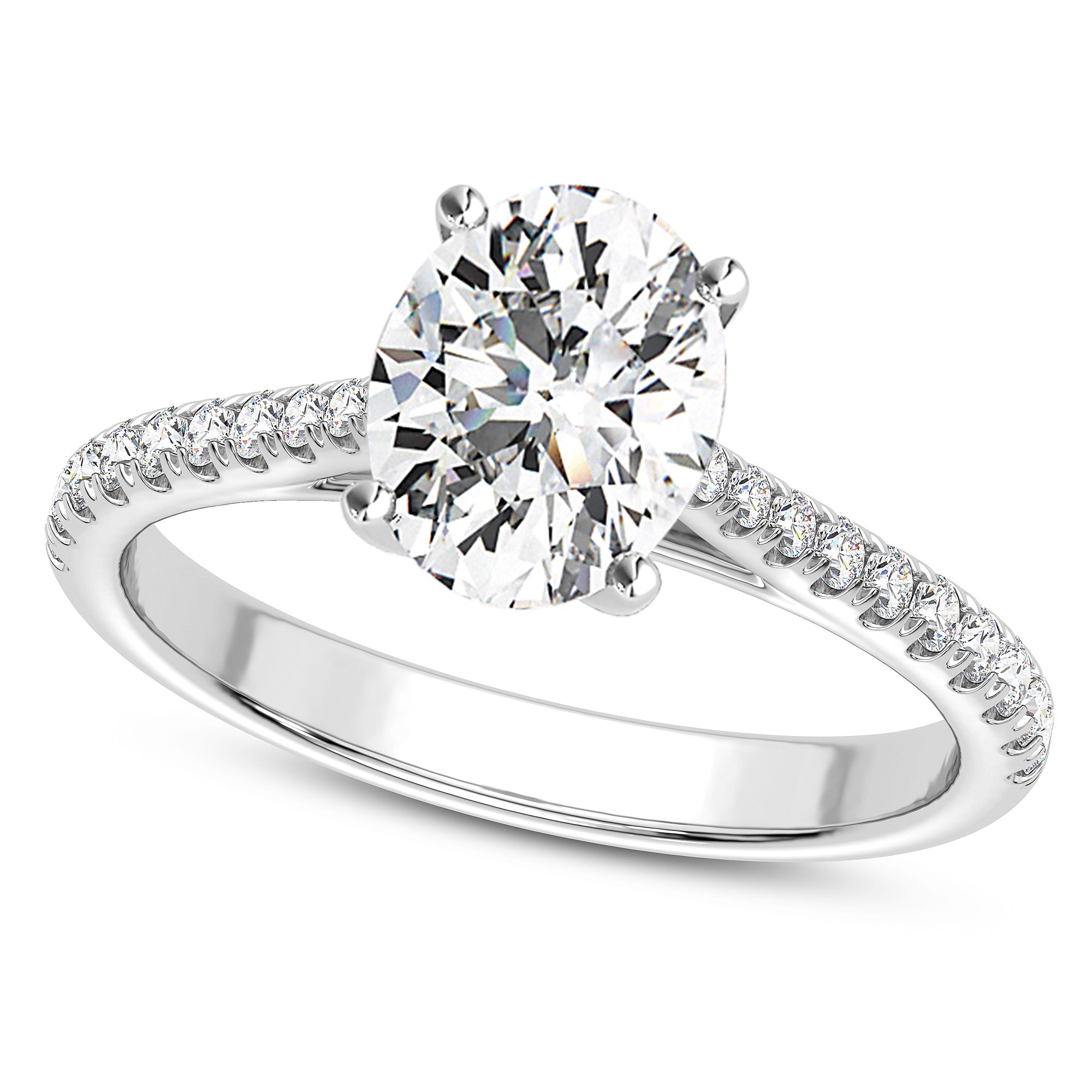 Meribelle Oval Engagement Ring