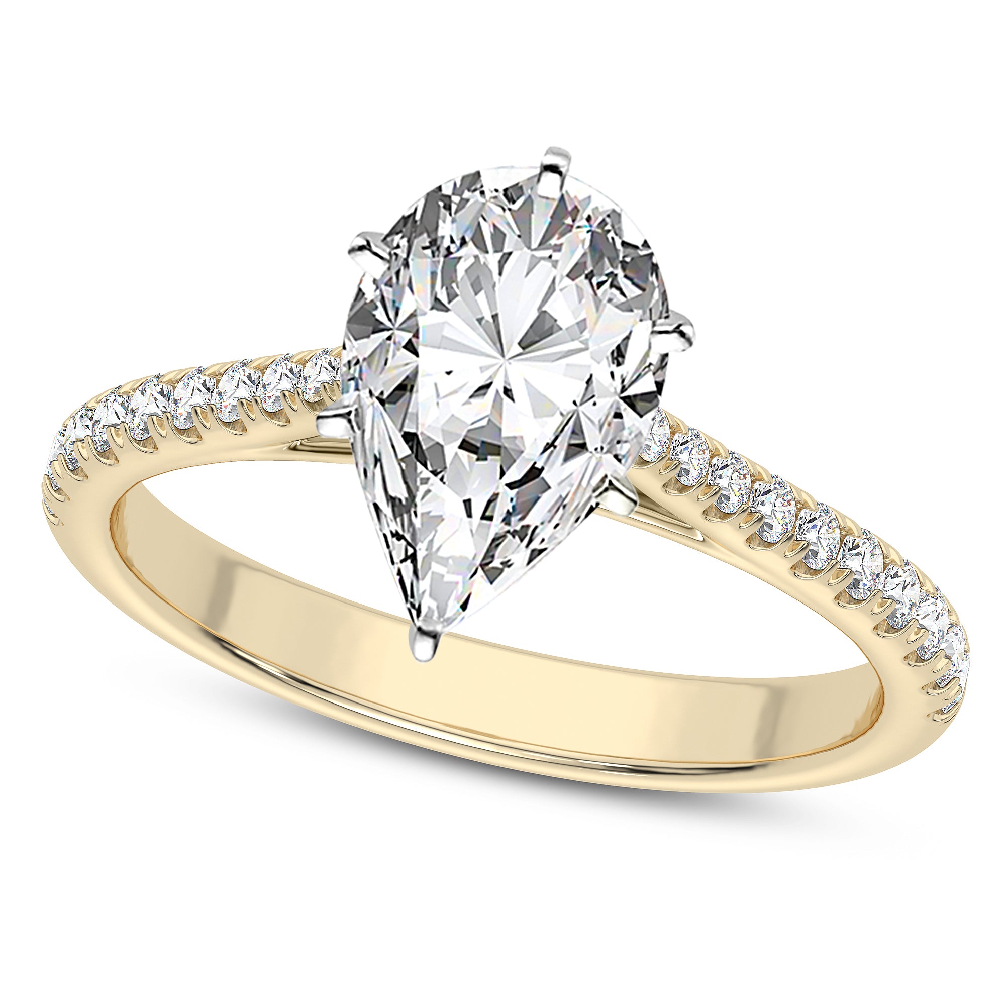 Meribelle Pear Engagement Ring