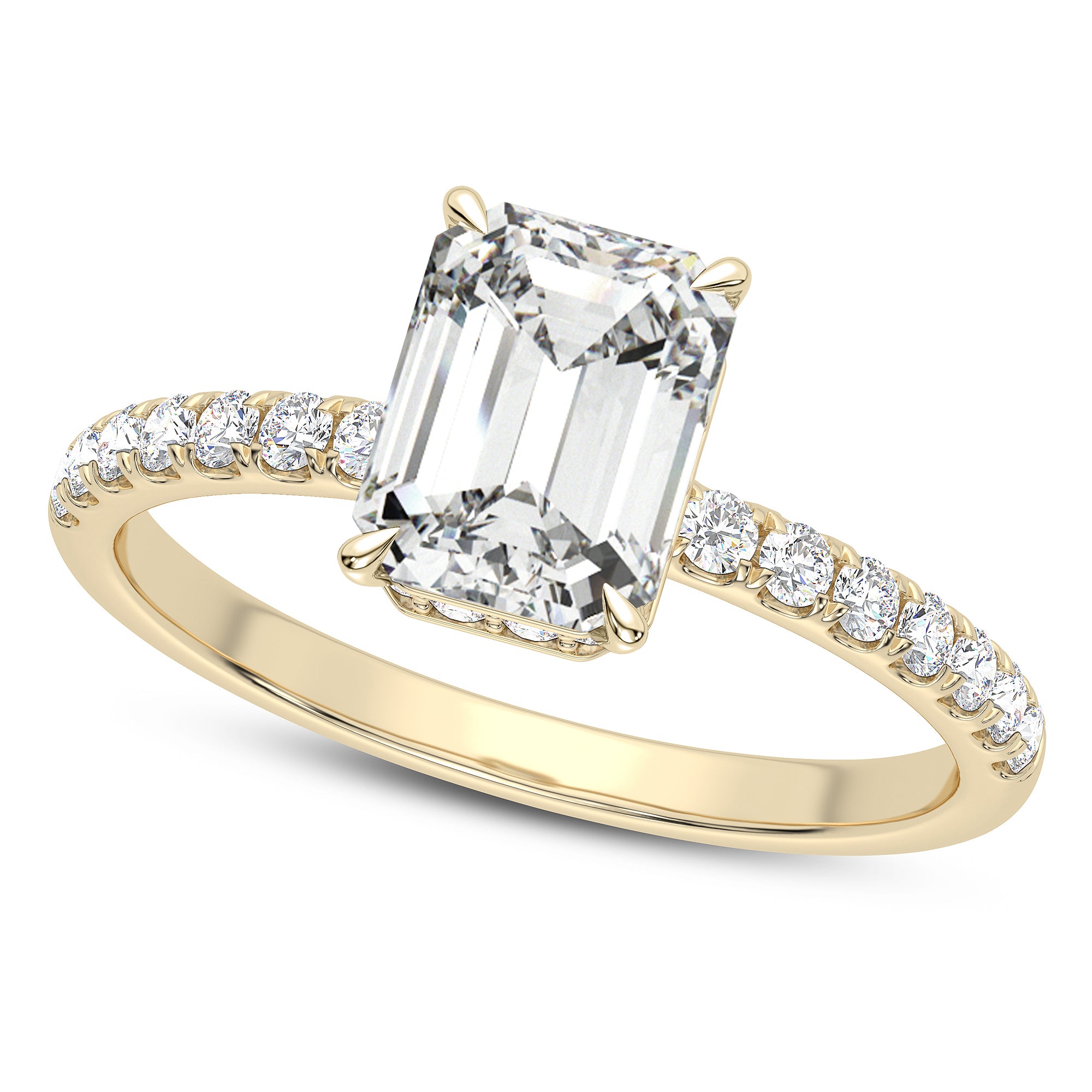 Preeti Emerald Engagement Ring