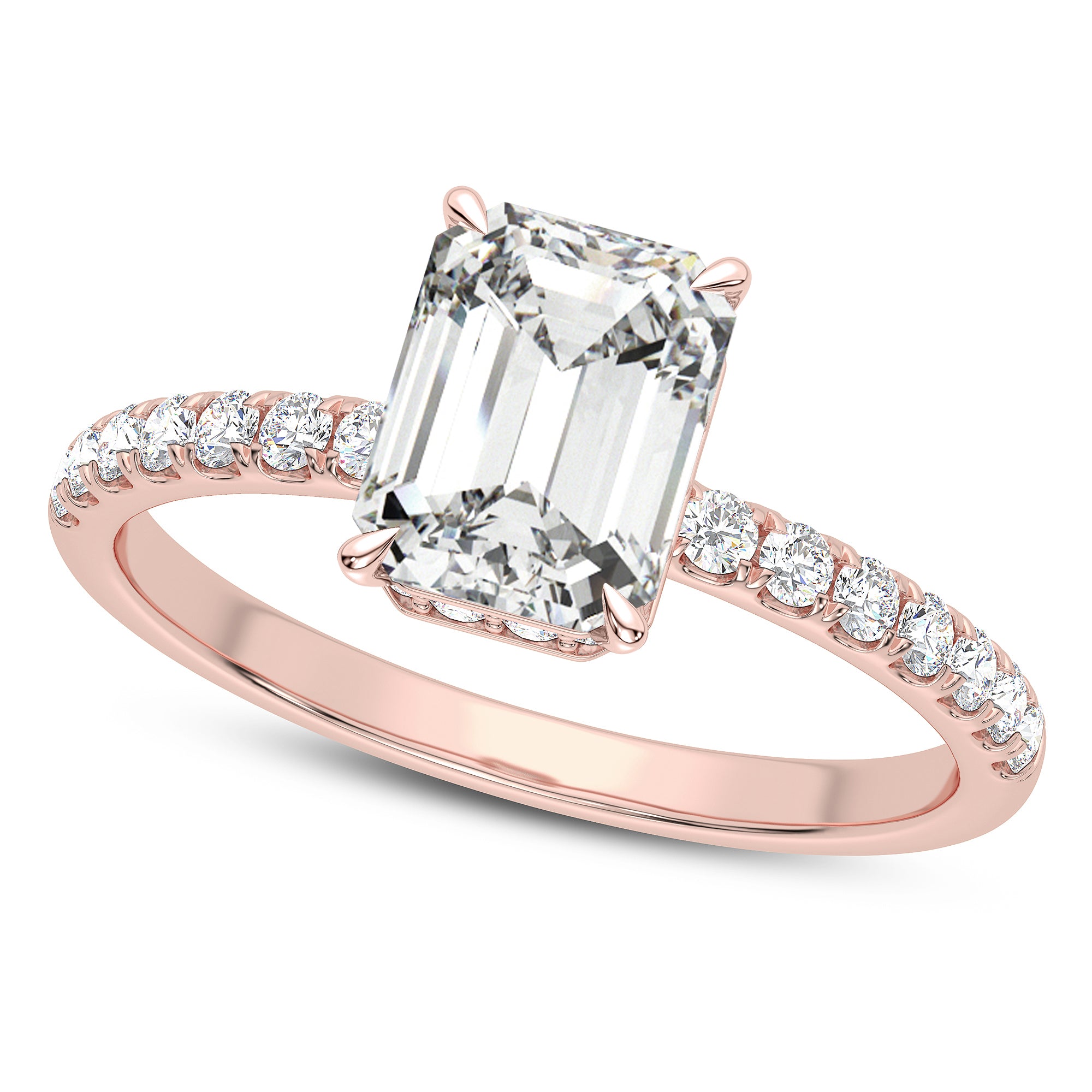 Preeti Emerald Engagement Ring