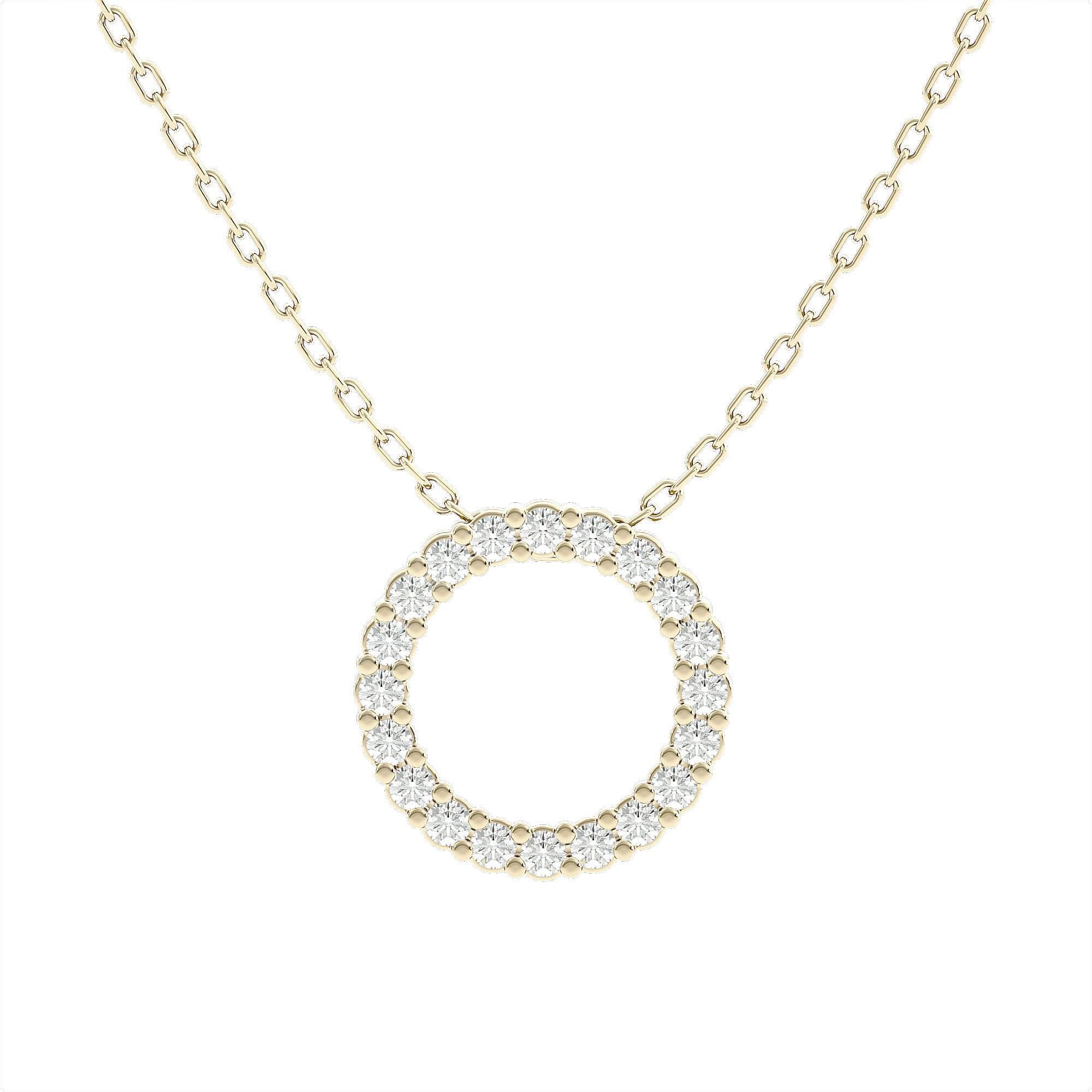 Effervescently Attractive Circle Pendant