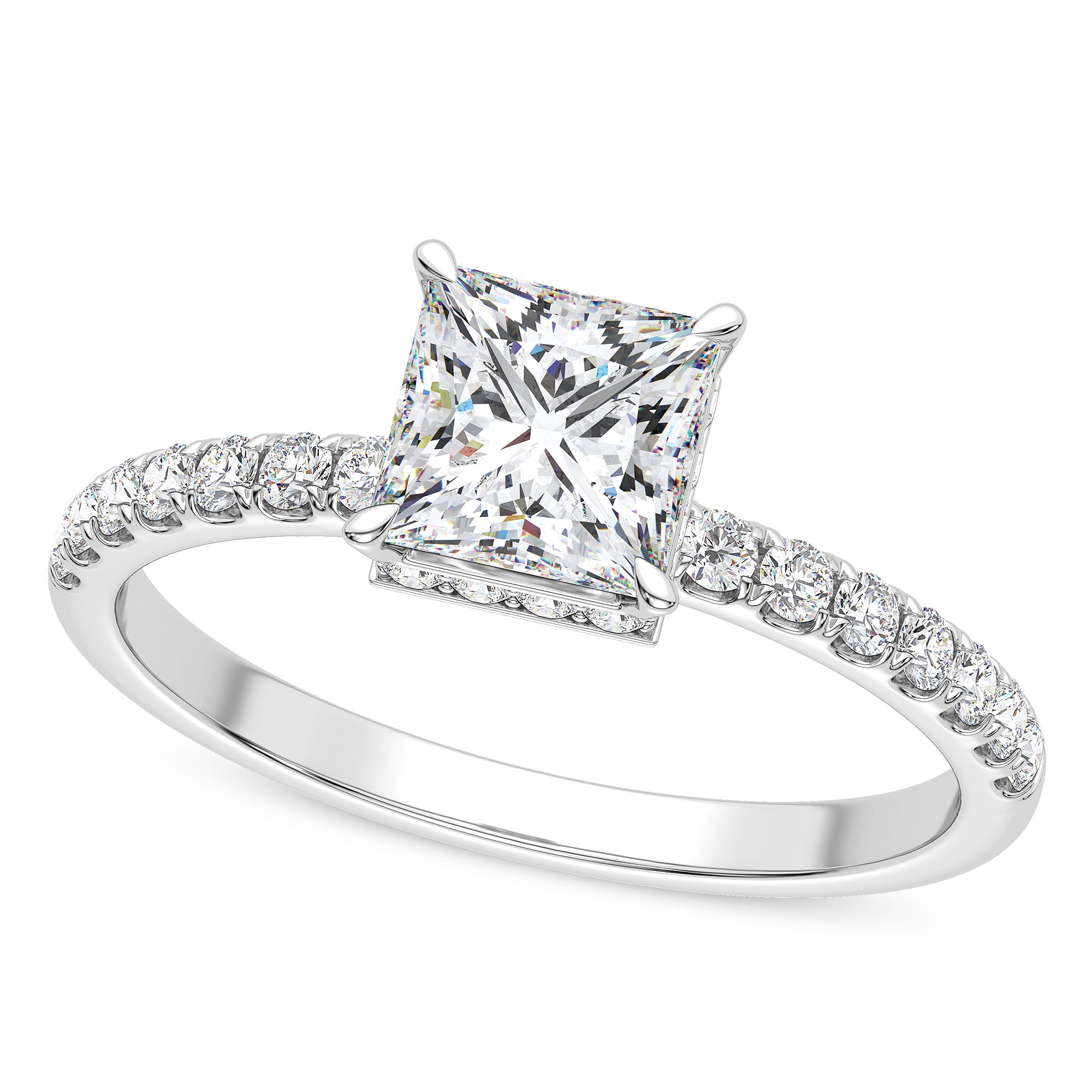 Preeti Princess Engagement Ring