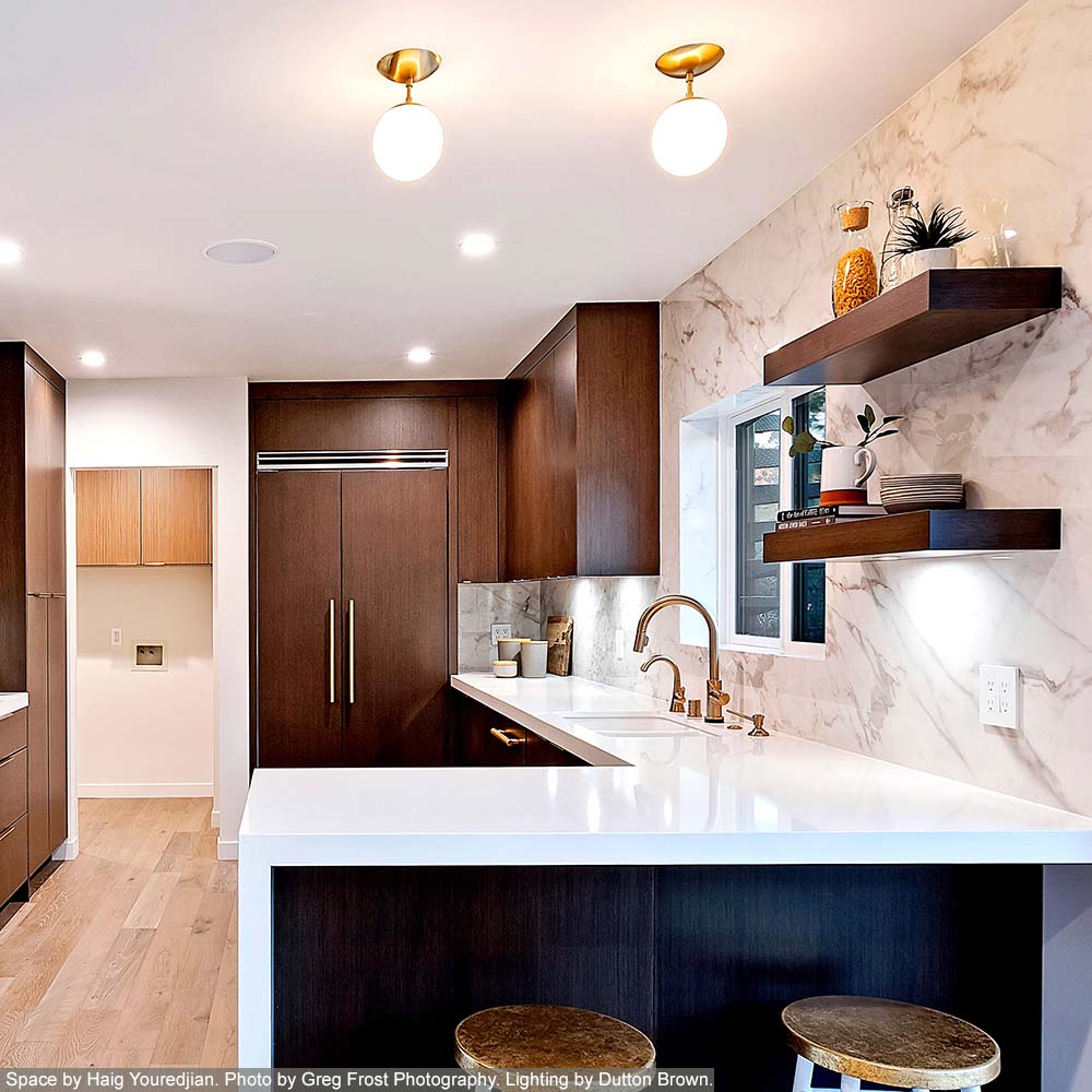 flush kitchen lighting