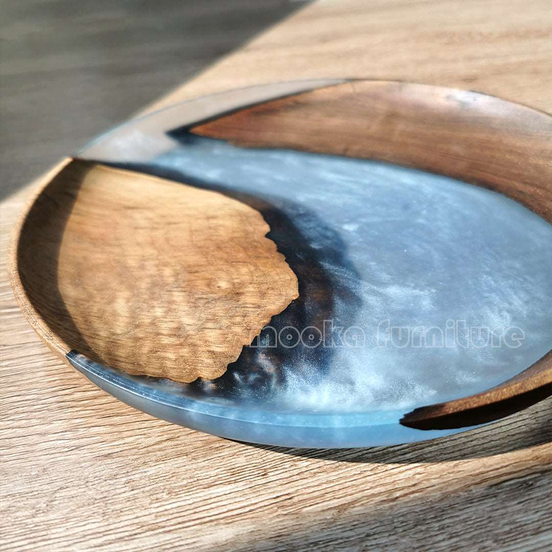  BLACK WALNUT RESIN TRAY FREE SHIPPING