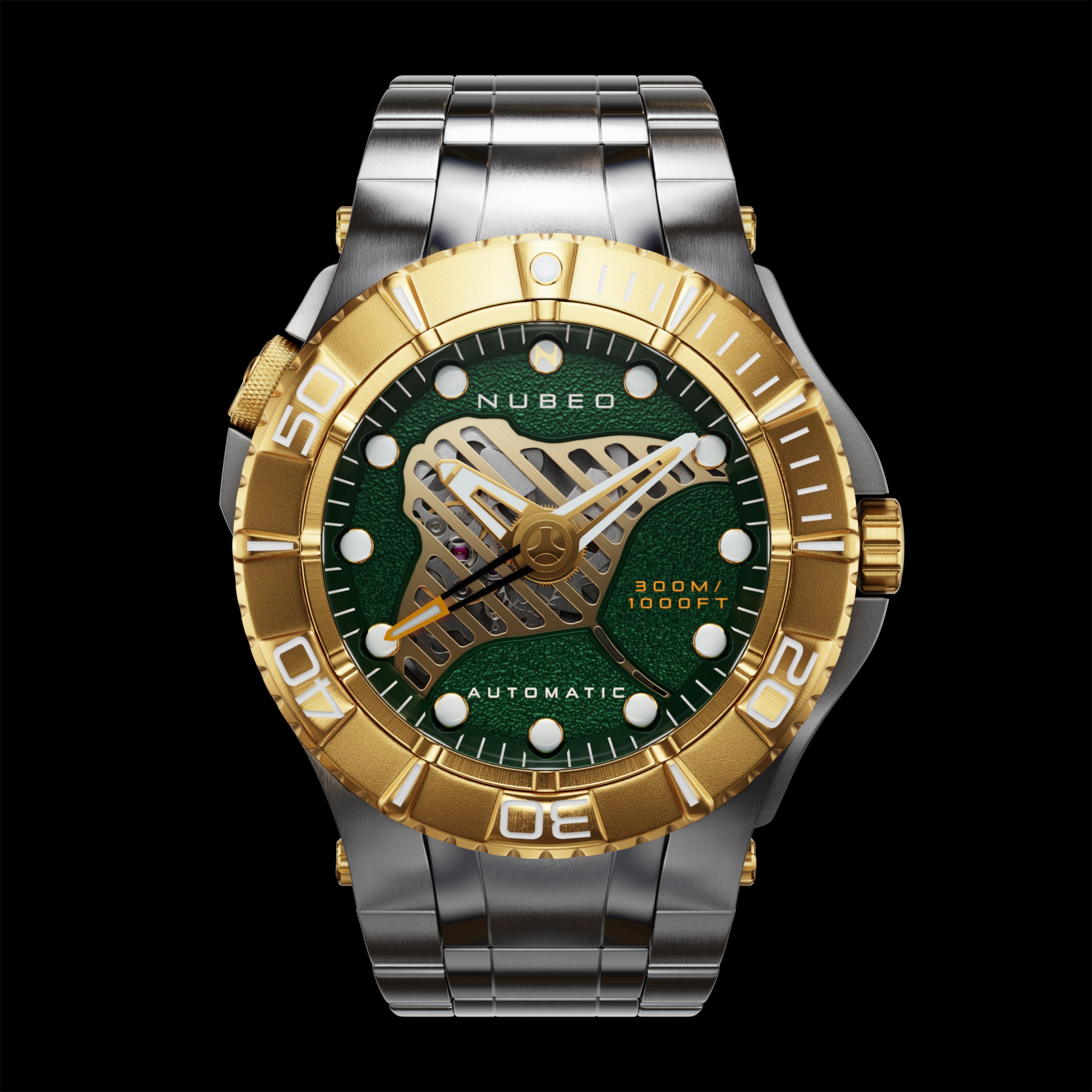 Skeleton Watch by the brand Nubeo Watches