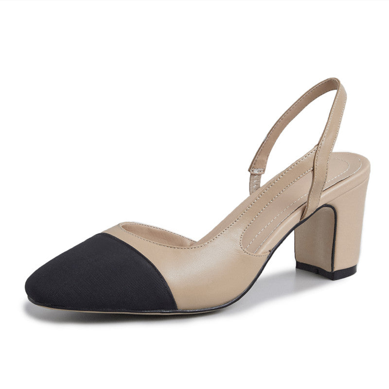 Abby Cap Toe Mid Heel Pumps