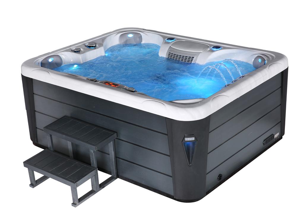 Plug And Play Hot Tub Roma 5 Seat 1 Lounger Luxury Hot Tub Spa Online Spas