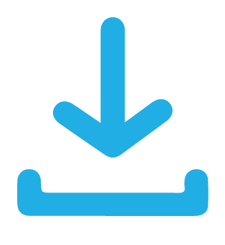 Download Arrow blue icon