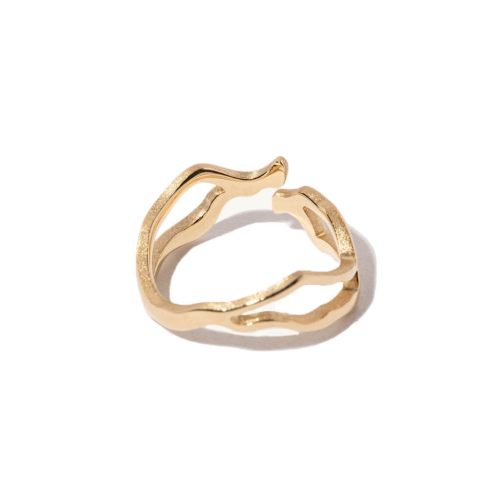 Kintsugi 18kt Solid Gold Ring | MILAMORE USA