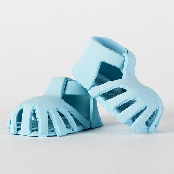 blue baby sandals