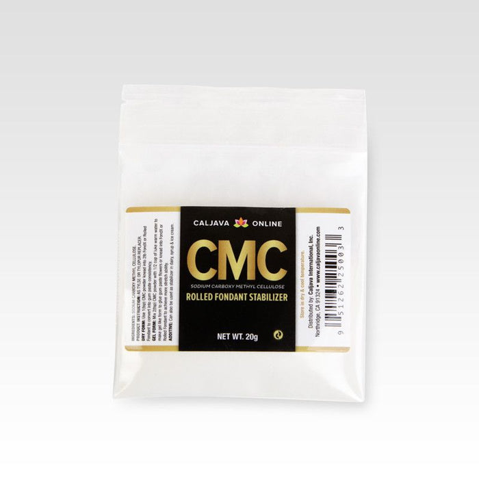 Rolled Fondant additive designed to add into fondant to help dry faster & harder. Cake decorating is much easier with CMC (Tylose Powder) to help with fondant. CMC Sodium Carboxy Methyl Cellulose. Tylose Powder