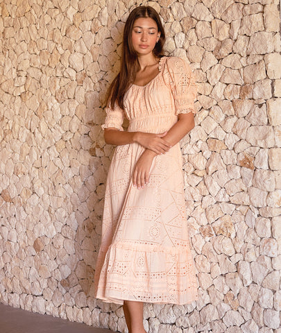 Florence Midi Dress | Flowy Sundress | Best Vacation Dresses | Wedding Guest Dresses | 