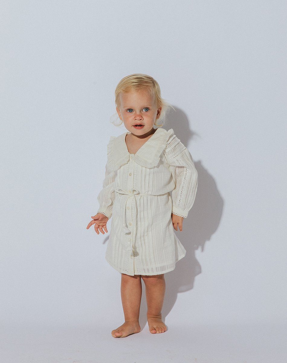Littles Viola Dress | Ivory
