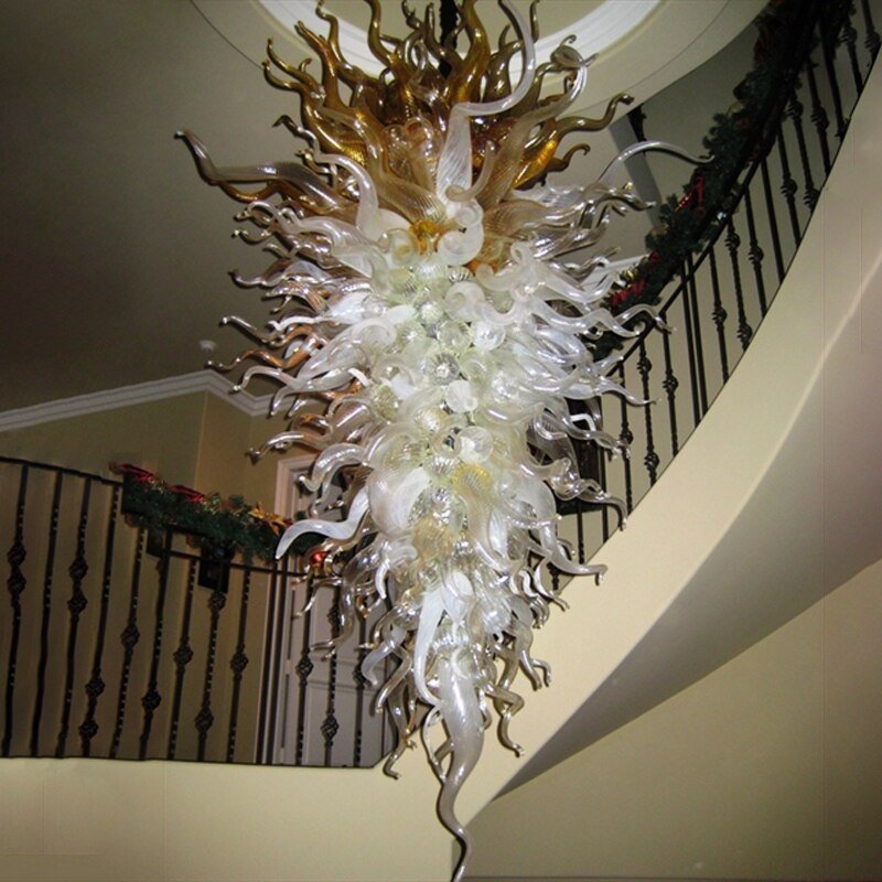 handmade glass chandelier