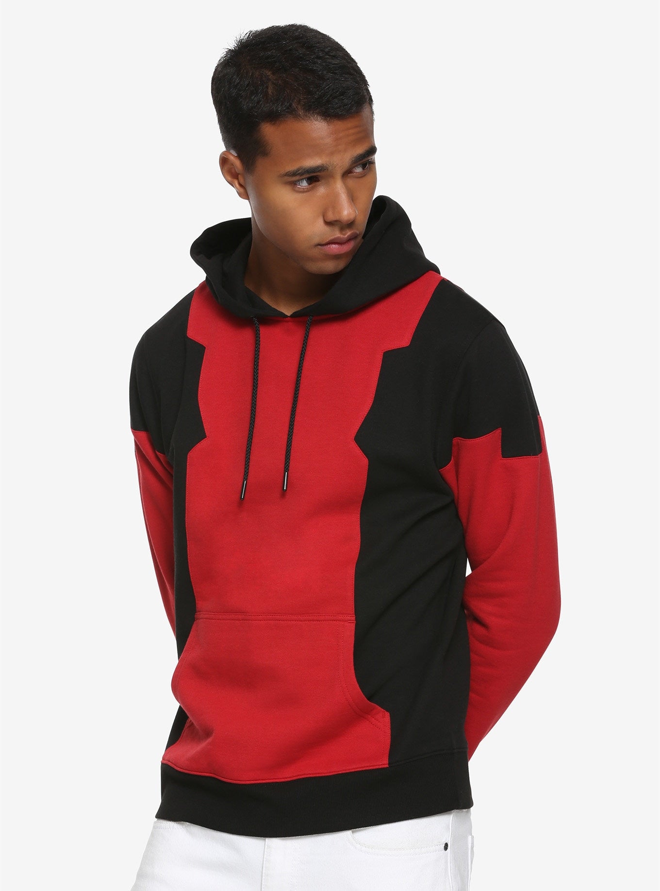 red marvel hoodie