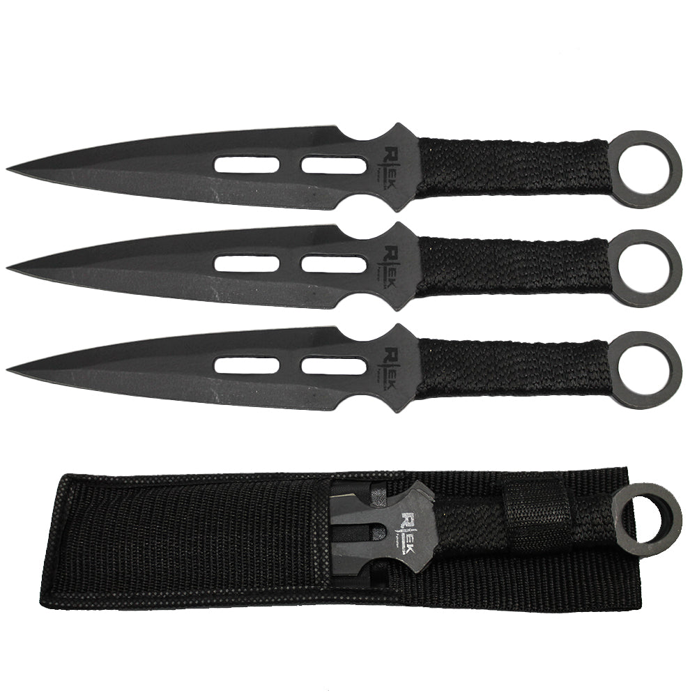 Tk 803 310sh 10 Kunai Cord Wrap Throwing Knife Set With Sheath Rex Distributor Inc Wholesale Licensed Products And T Shirts Sporting Goods