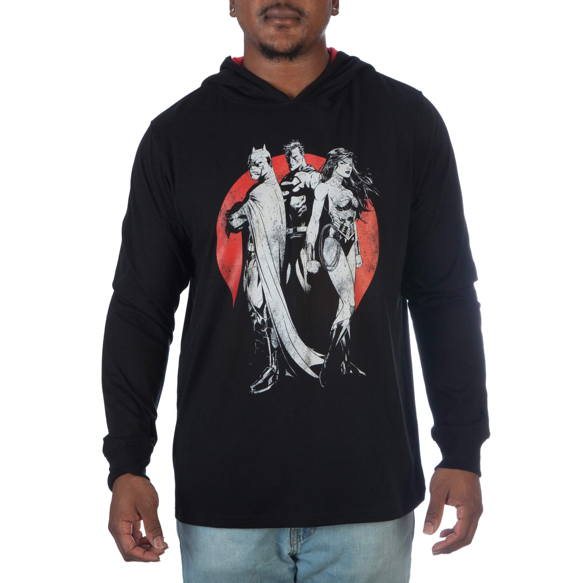 lightweight jersey hoodie