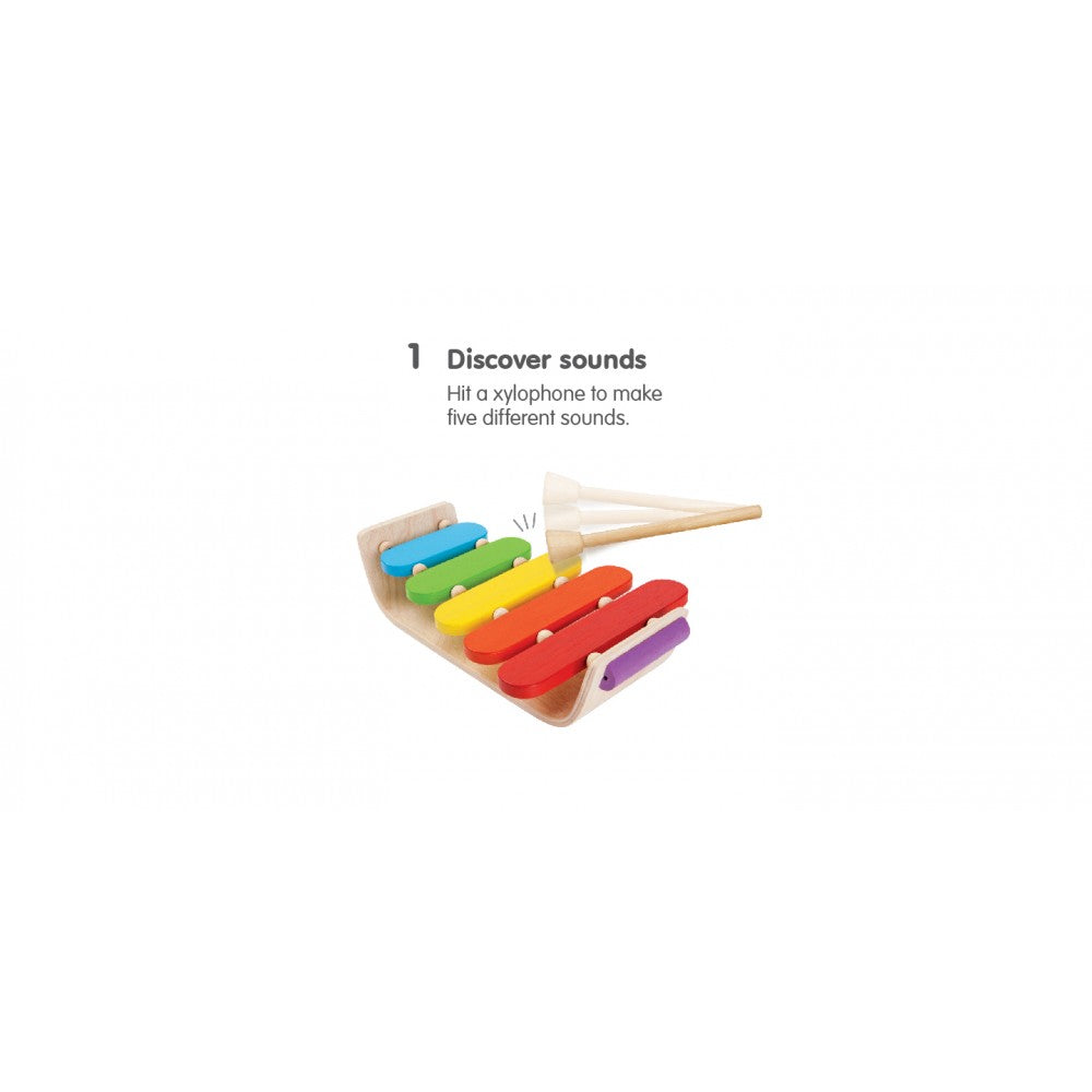 plan toys oval xylophone