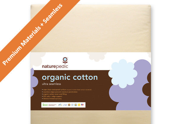 naturepedic no compromise organic cotton oval crib mattress