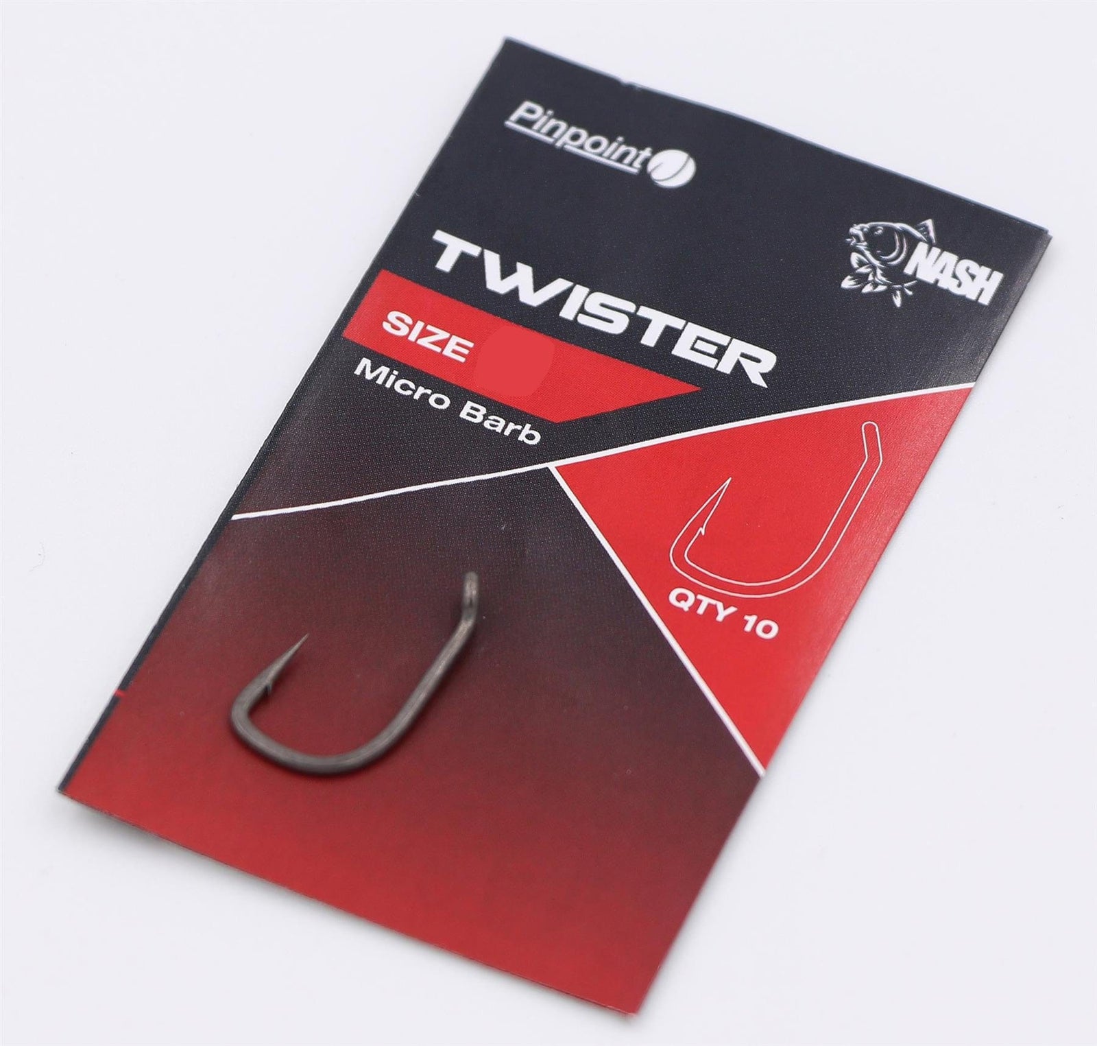 Nash Pinpoint Twister Hooks - Carp Kit International