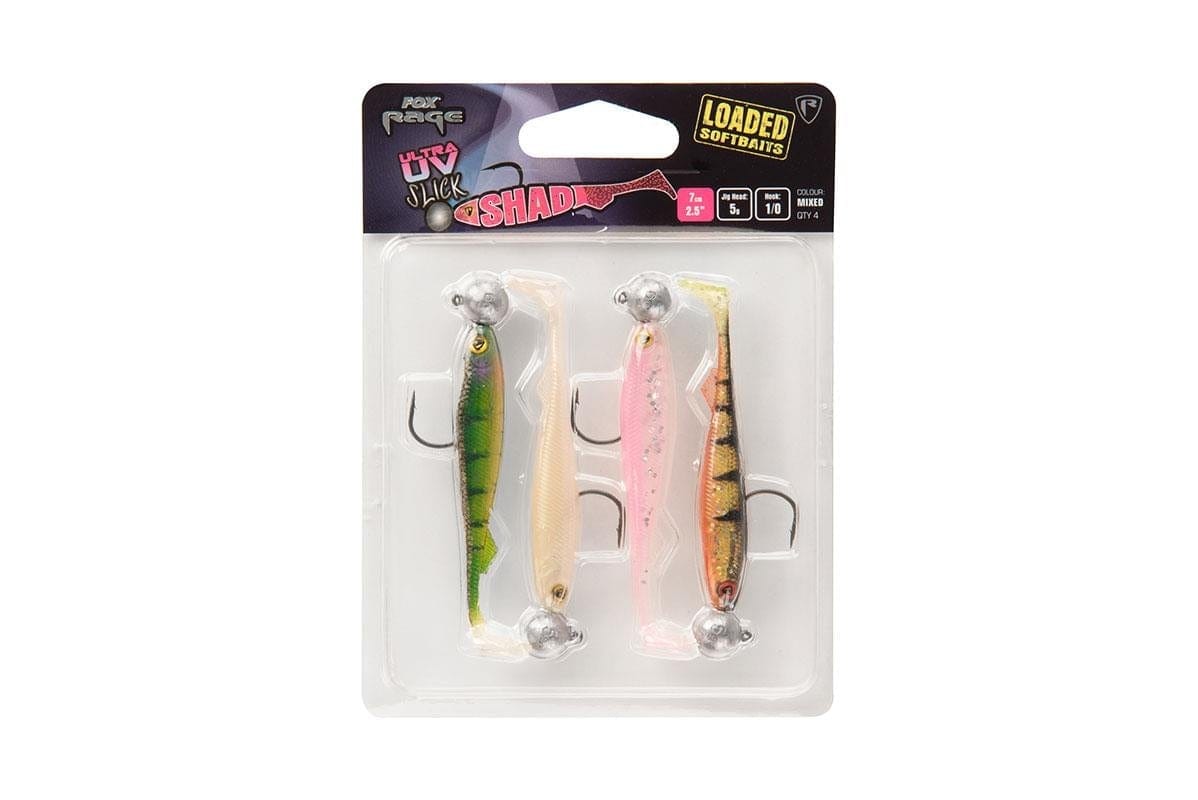 Fox Rage Ultra UV Spikey Shad Loaded 6cm 5G 1/0