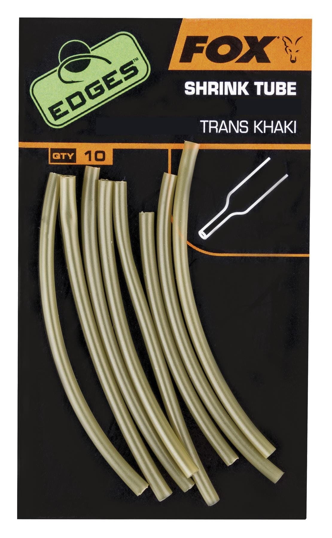 FOX Edges Hook Beads x 25 - Trans Khaki - Rods and Lines