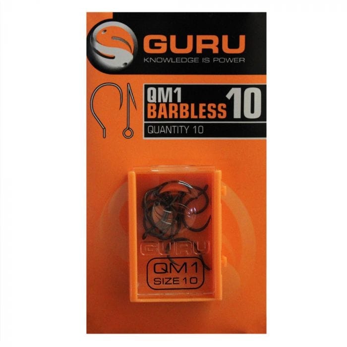 Guru MWG Barbless Hooks - All Sizes - 10 pcs per pack - Rods and Lines