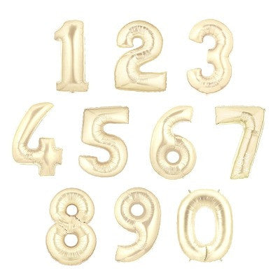 white number balloons