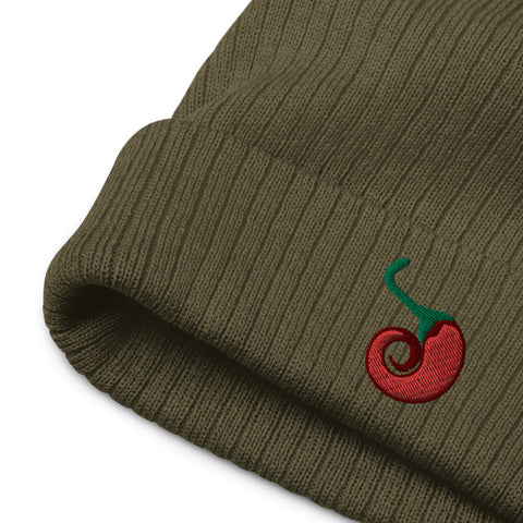 Chile Pepper Premium Ribbed knit beanie