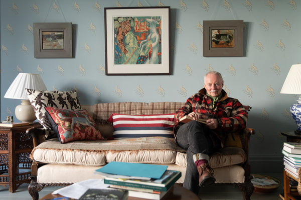 Clive Hicks-Jenkins photographed at his home