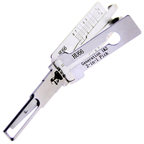 Lishi Hu66 2 in 1 Lock Pick + Decoder