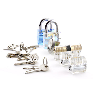 Dangerfield Clear Training Lock Medium Acrylic Practice Lock