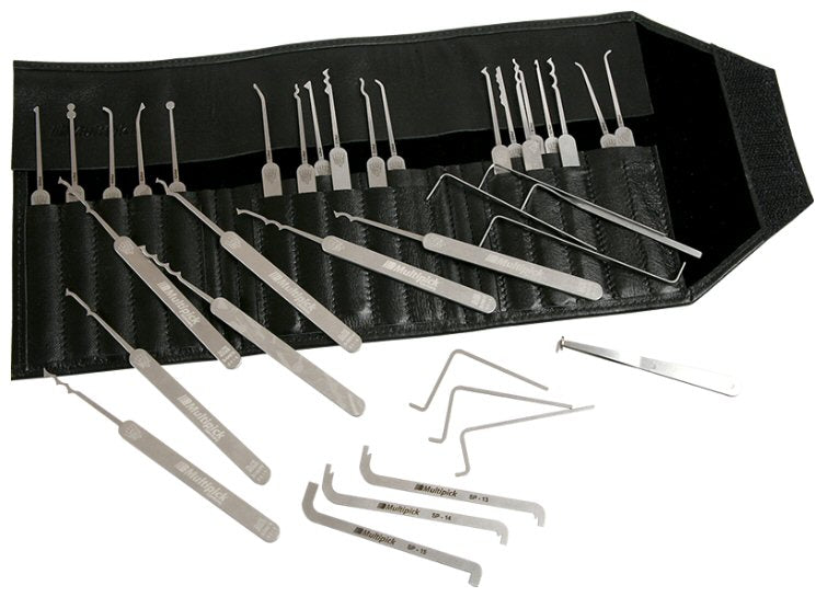 Multipick ELITE 27 piece Professional Lock Pick Set + Case