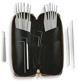 SouthOrd MPXS14 14 Piece Lock Pick Set - Stainless Steel Handles