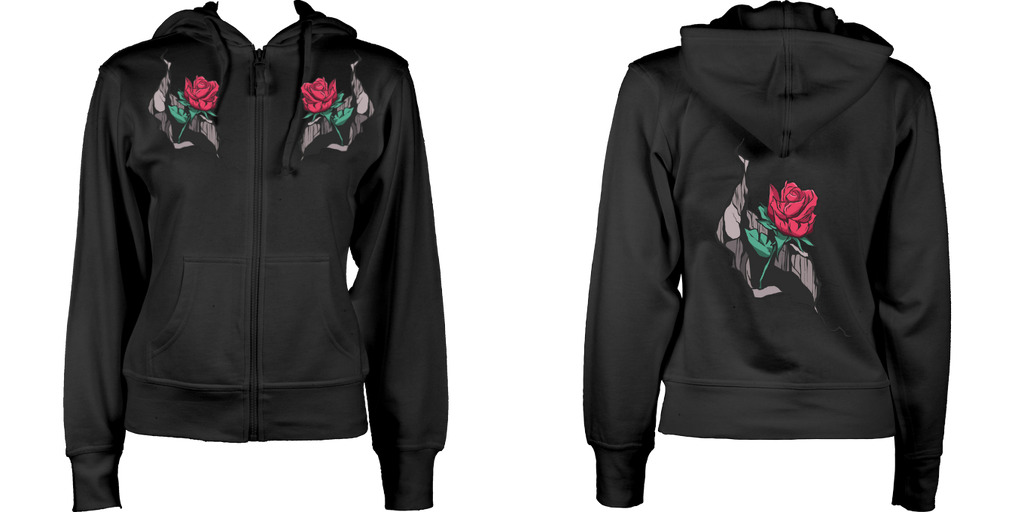 ladies hoodies zip up