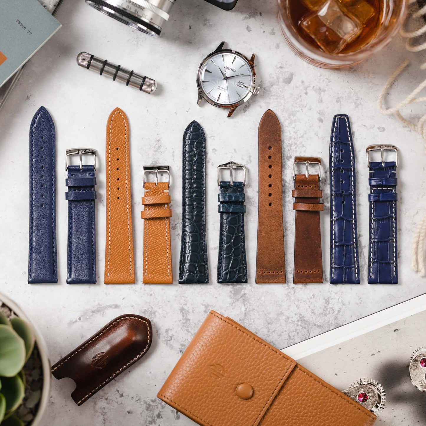 Watch Straps to Suit the Seiko Cocktail Time Presage Collection | WO