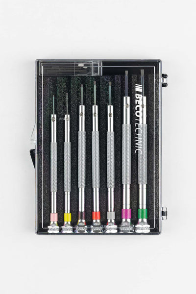 Bergeon 5970 - Set of 9 Screwdrivers on Rotating Stand - Gleave & Co. Watch  Parts UK
