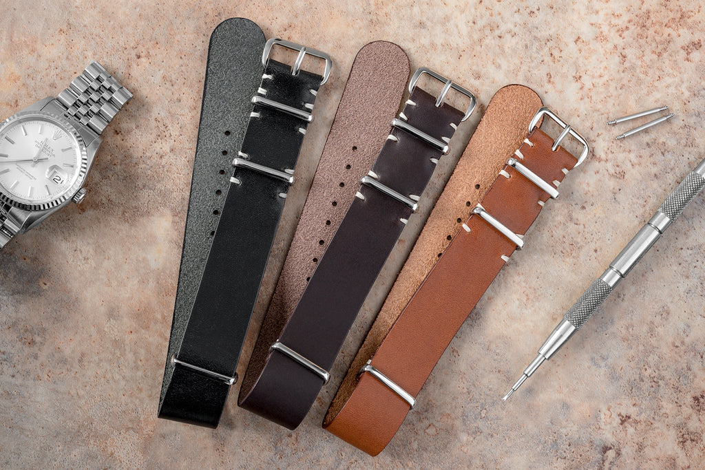 Closer Look: Tanner Bates Leather One-Piece Watch Straps – Watch Obsession