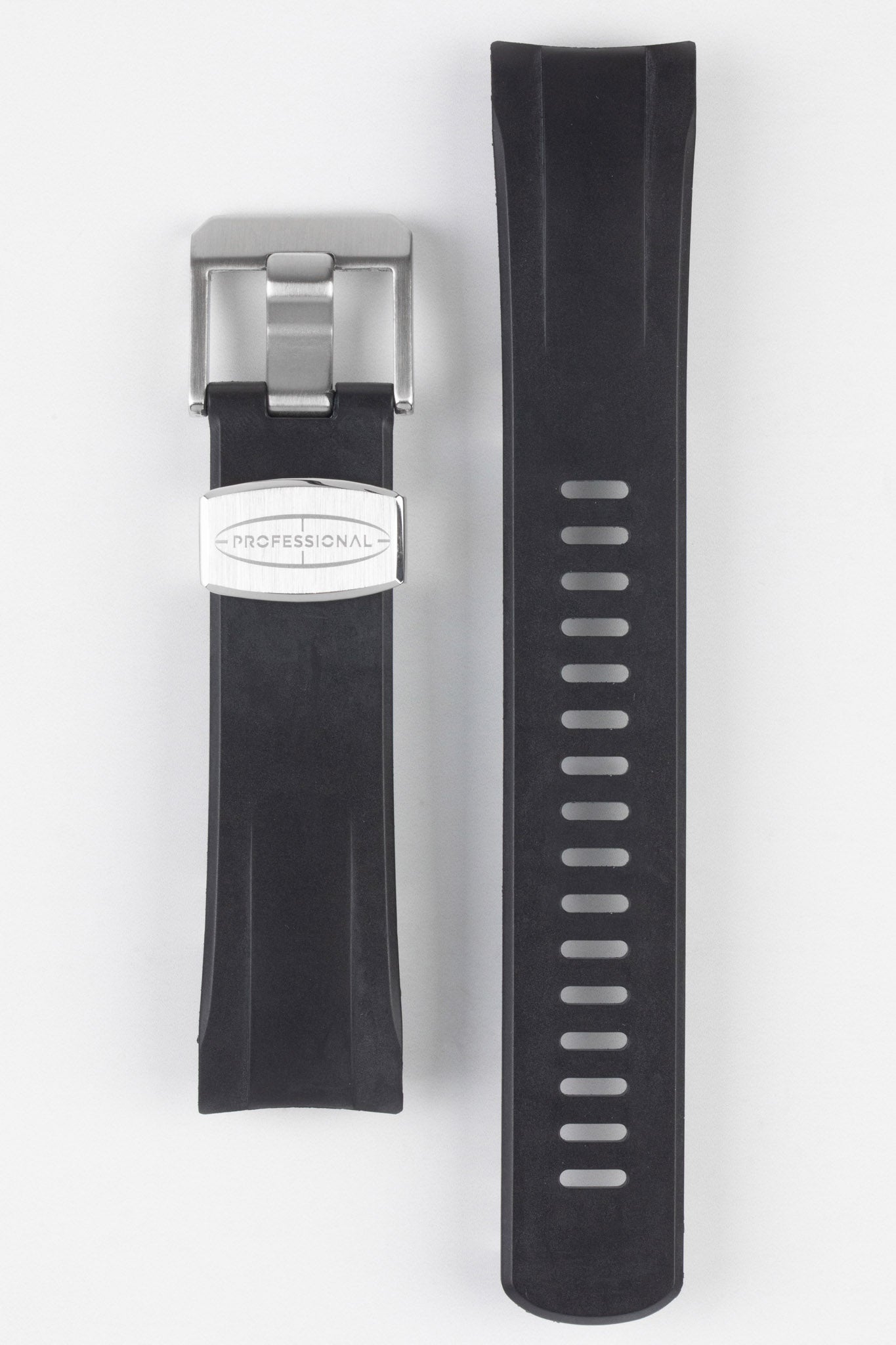 CRAFTER BLUE Rubber Watch Strap for Seiko 