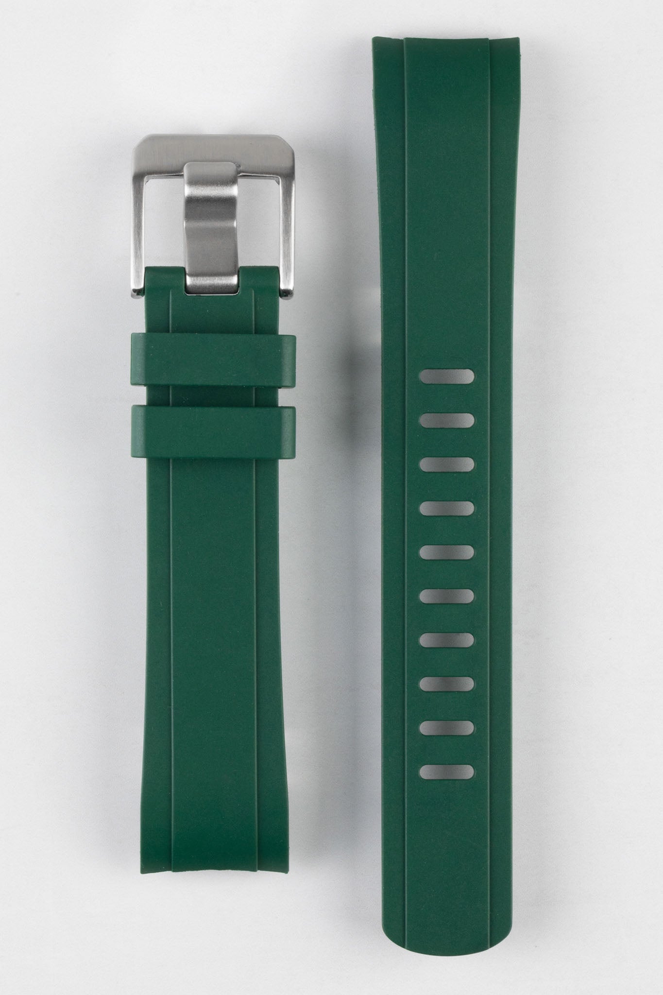 Green Rubber Strap For Rolex | Crafter Blue | Watch Obsession