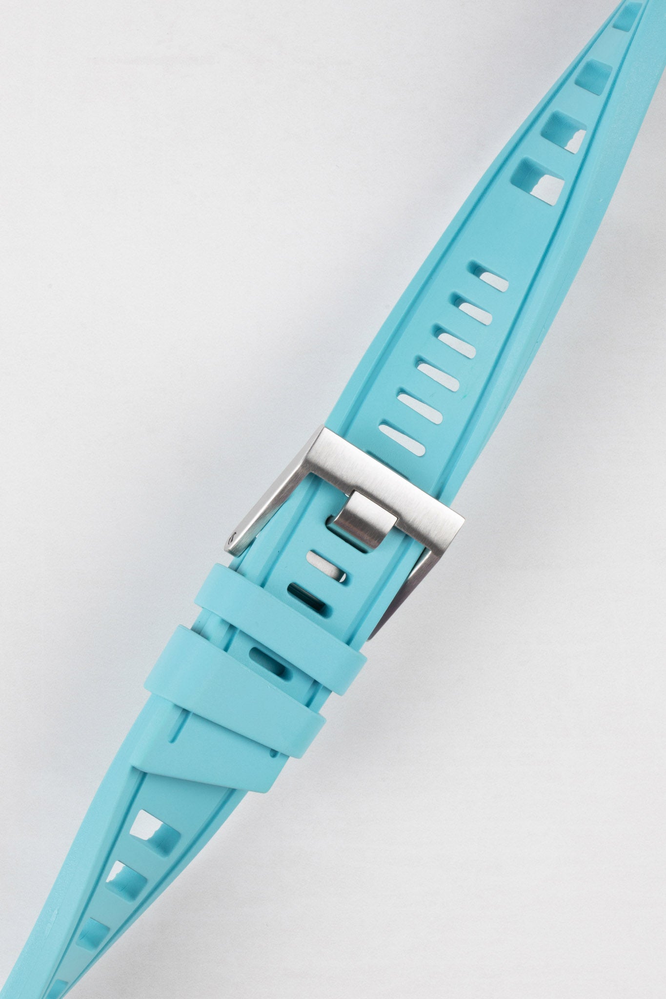 ISOfrane Rubber Dive Watch Strap in TURQUOISE | WatchObsession