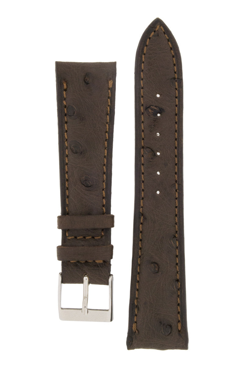 JPM Italian Vintage Suede Leather Watch Strap in GOLD BROWN ...