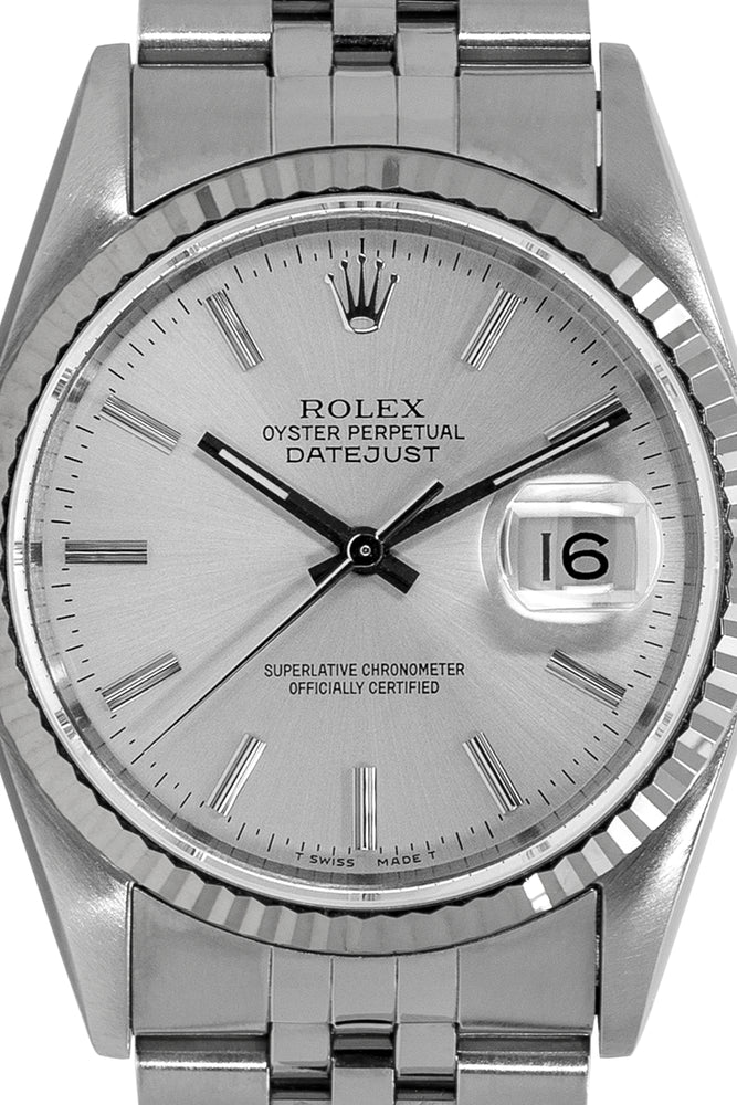 rolex 16234 silver dial